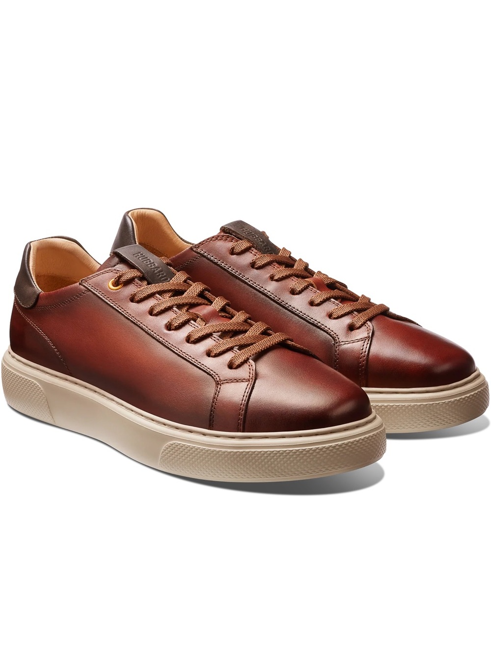 Samuel Hubbard Men's Sunset Sneaker 2.0 in Antique Brown Leather, Size 10